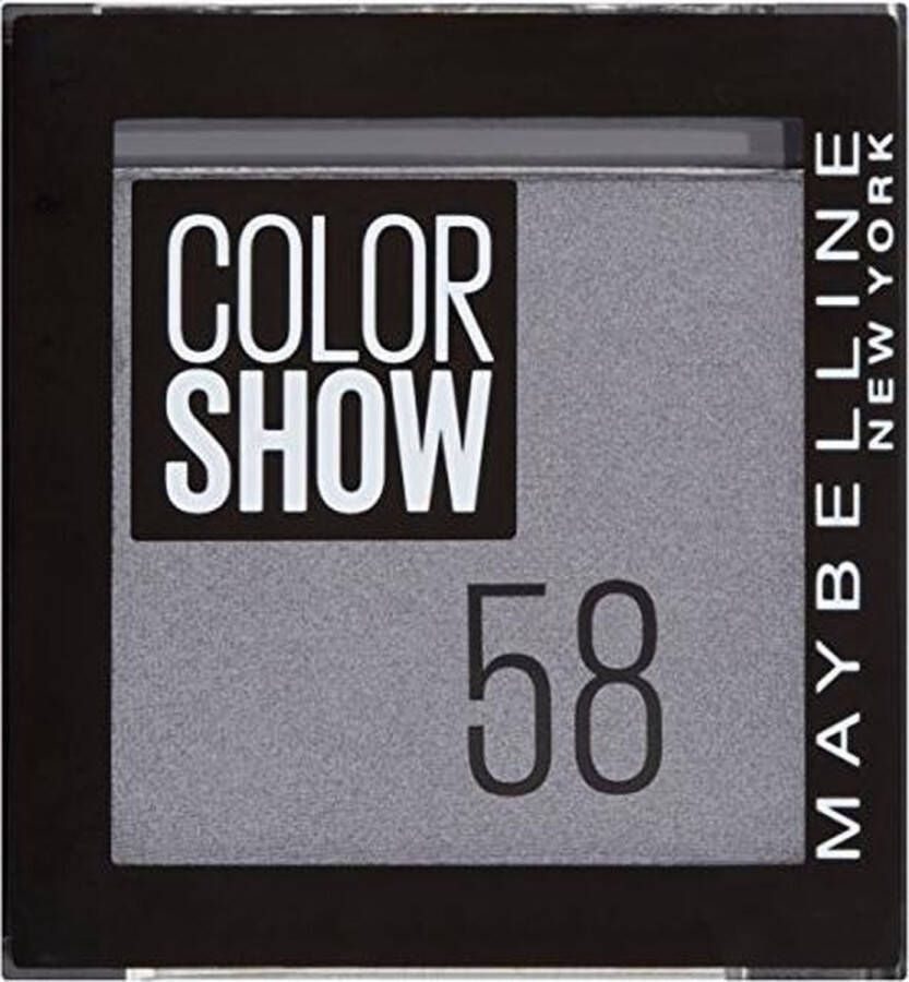Maybelline Color Show Oogschaduw 58 Glizzy Grey