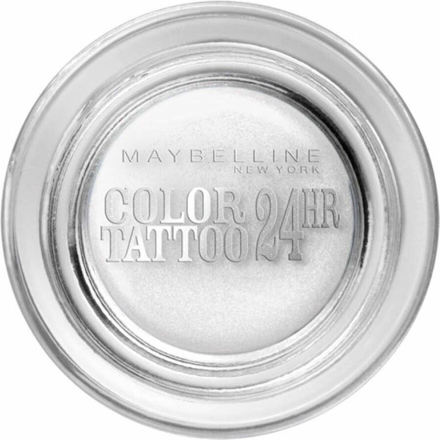 Maybelline New York Color Tattoo 24H 45 Infinite White Wit Langhoudende Crème Oogschaduw 53 gr