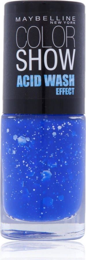 Maybelline Colorshow Acid 248 Bleached Blue nagellak Blauw