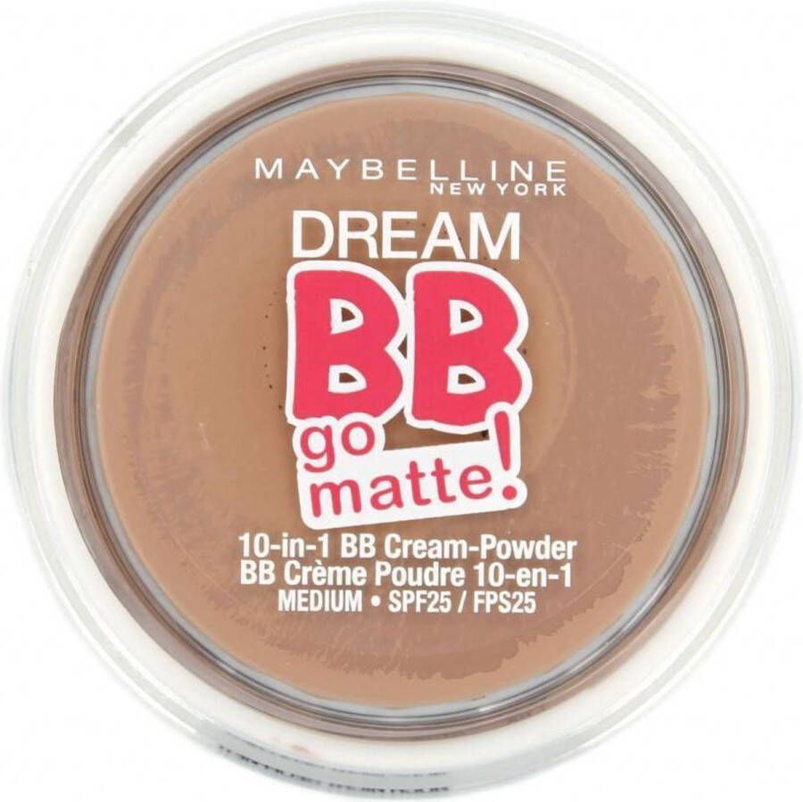 Maybelline Dream BB Go Matte 10-in-1 Cream Powder Medium
