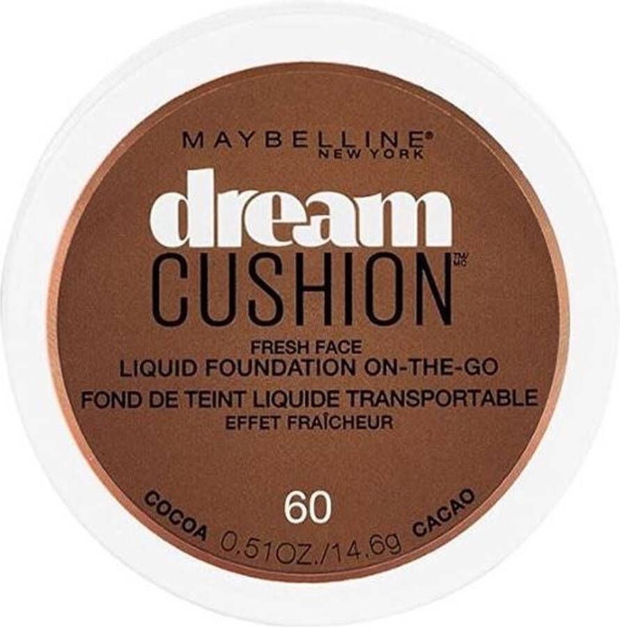 Maybelline Dream Cushion On-The-Go Liquid Foundation 60 Cocoa