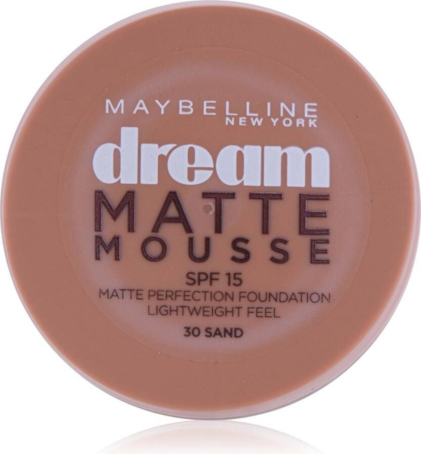 Maybelline GEMEY Dream Mat Foundation Foam 30 Sand