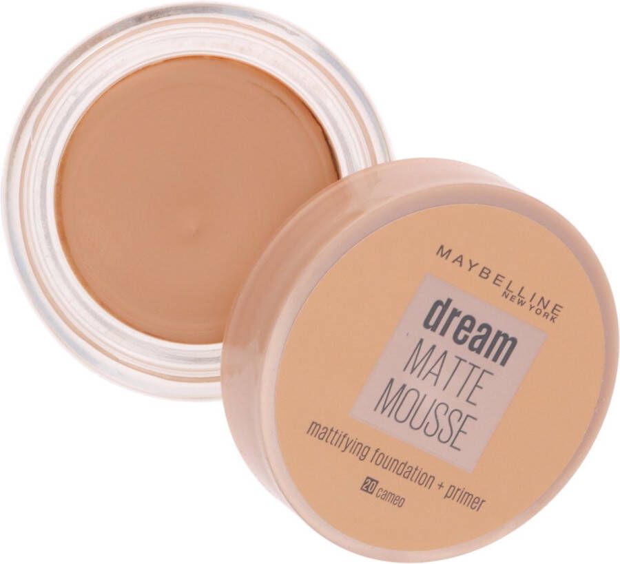 Maybelline New York Dream Matte Mousse foundation 20 cameo