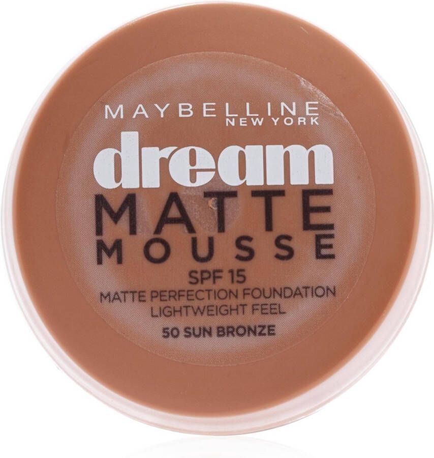 Maybelline Dream Matte Mousse Foundation 050 Sun Bronze
