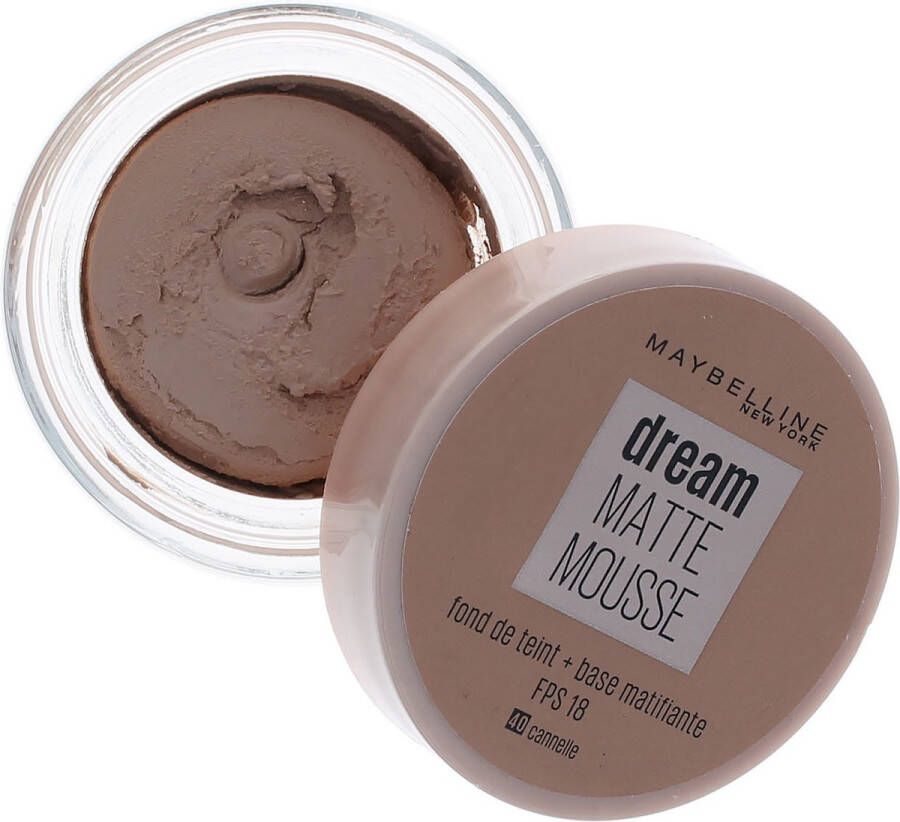 Maybelline Dream Matte Mousse Foundation 40 Canelle