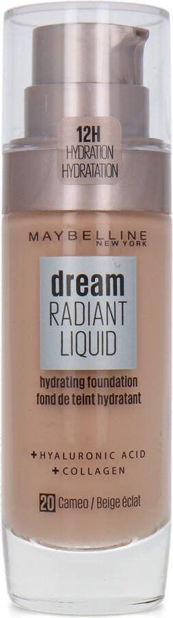 Maybelline Dream Radiant Liquid Foundation 20 Cameo