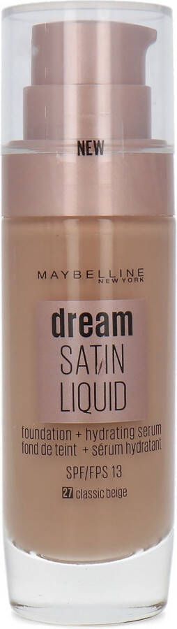 Maybelline Dream Satin Liquid Foundation 27 Classic Beige