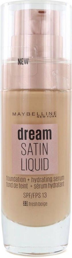 Maybelline Dream Satin Liquid Foundation 33 Fresh Beige