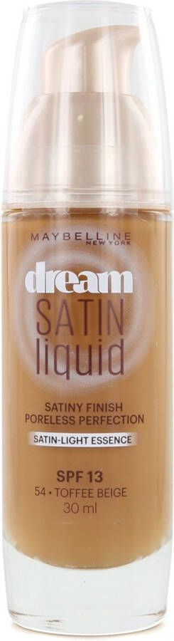 Maybelline Dream Satin Liquid Foundation 54 Toffee Beige