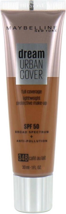 Maybelline Dream Urban Cover Foundation 348 Café Au Lait