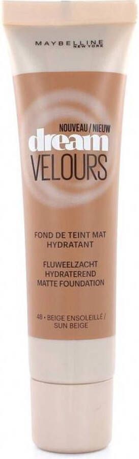 Maybelline Dream Velours Matte Foundation 48 Sun Beige