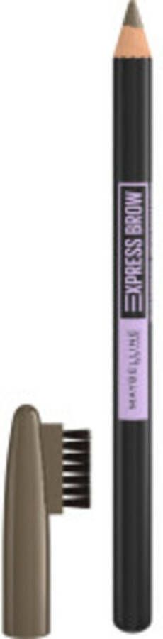 Maybelline New York Express Brow Shaping Pencil 03 Medium Brown Bruin Wenkbrauwpotlood en Borstel