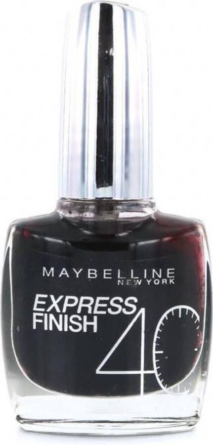 Maybelline Express Finish Nagellak 809 Onyx Black