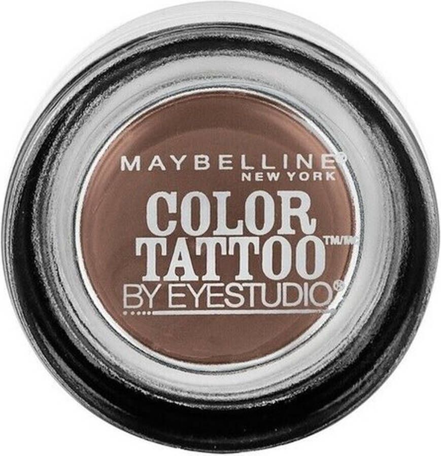 Maybelline Eye Studio Color Tattoo 24H Cream Oogschaduw 95 Chocolade Suede Bruin 4 g