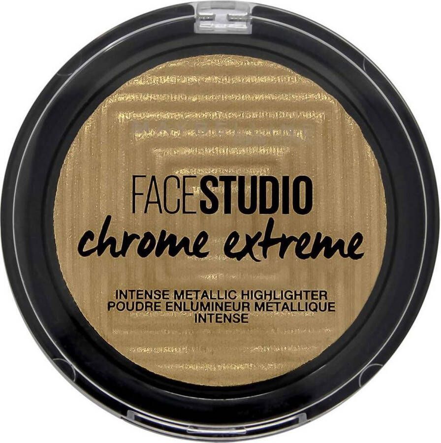 Maybelline Facestudio Chrome Extreme Intense Metallic Highlighter 500 Sparkling Citrine