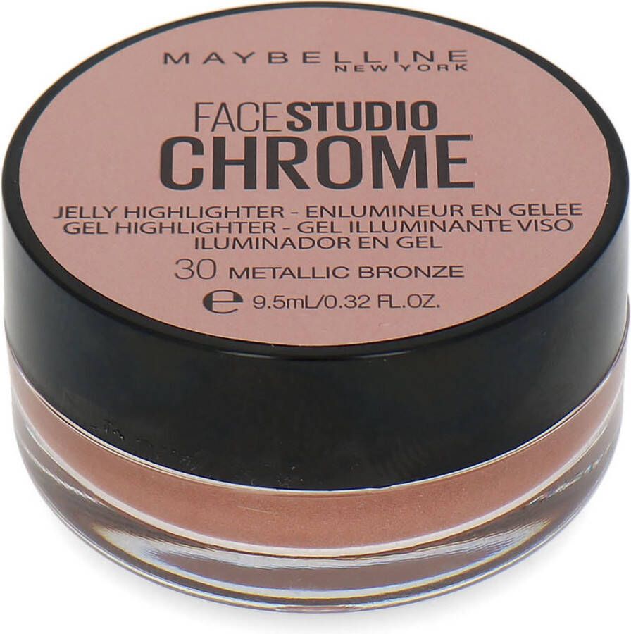 Maybelline Facestudio Chrome Jelly Highlighter 30 Metallic Bronze 9 5 ml