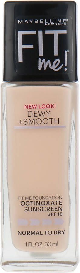 Maybelline Fit Me Dewy + Smooth Foundation 102 Fair Porcelain