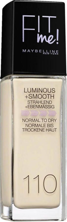 Maybelline Fit Me Luminous & Smooth Foundation Porcelain 110