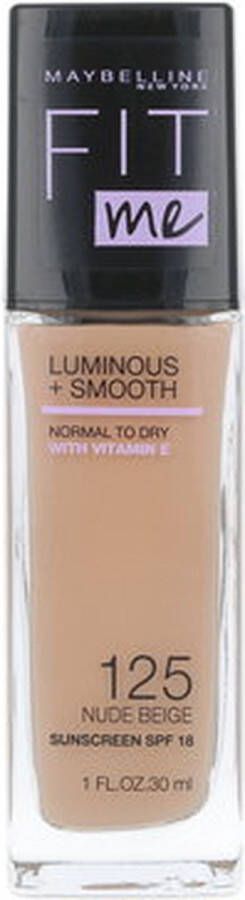 Maybelline Fit Me Luminous + Smooth Foundation 125 Nude Beige