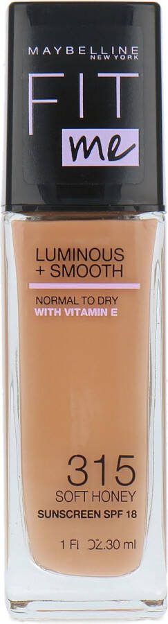 Maybelline Fit Me Luminous + Smooth Foundation 315 Soft Honey