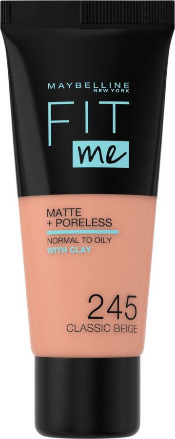 Maybelline Fit Me Matte & Poreless Foundation 245 Classic Beige 30 ml