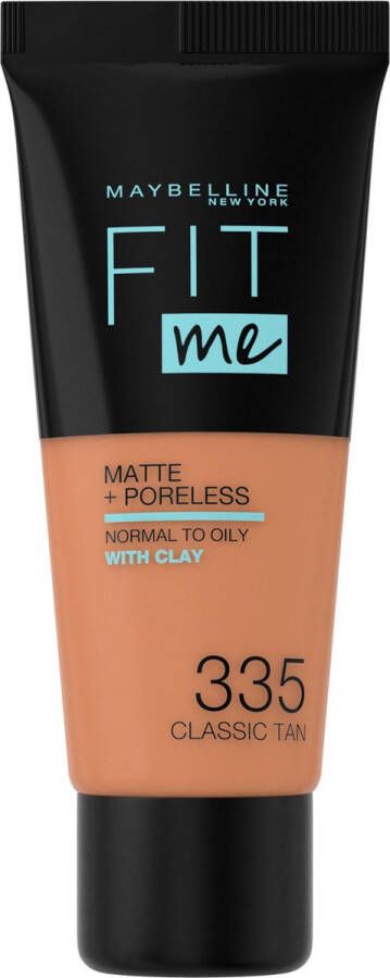 Maybelline Fit Me Matte & Poreless Foundation 335 Classic Tan