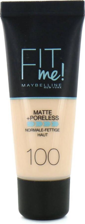 Maybelline Fit Me Matte + Poreless Foundation 100 Warm Ivory