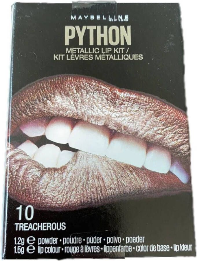 Maybelline Lip python Duo 10 Treacherous Lip Kit