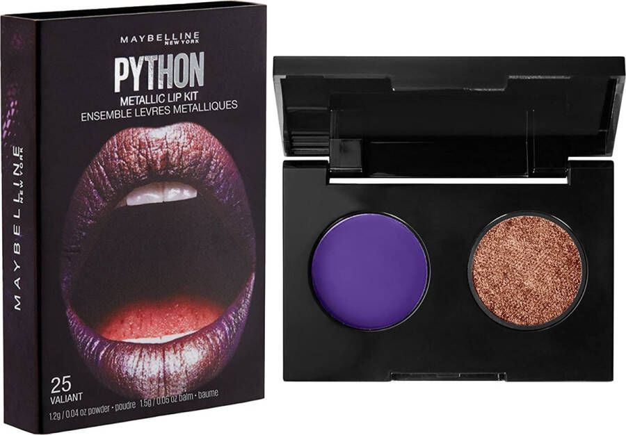Maybelline Lip python Duo 35 Valiant Lipstick lippenstift Violet