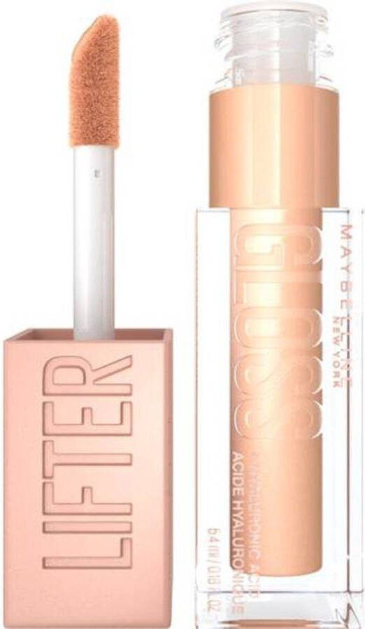 Maybelline New York Lifter Gloss Lipgloss 20 Sun Glanzende Lipgloss Goud Transparant 5 4ml