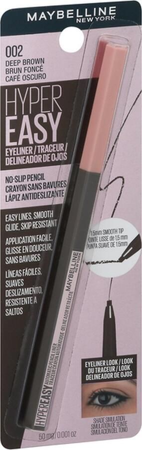 Maybelline Hyper Easy Eyeliner 002 Deep Brown