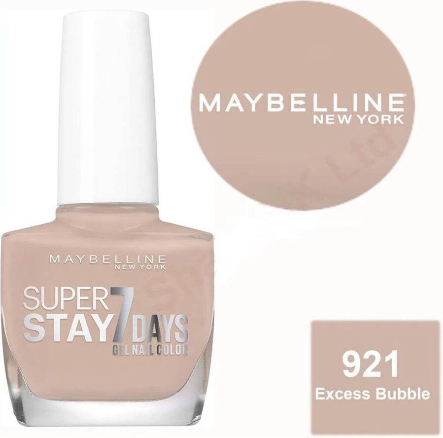 Maybelline NAGELLAK GEL SUPERSTAY 7 DAYS 921 Excess Bubbles