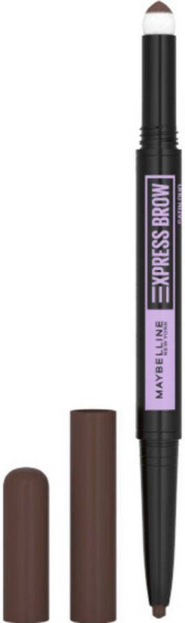Maybelline New York Express Brow Duo 04 Dark Brown Bruin Wenkbrauwpotlood en Poeder