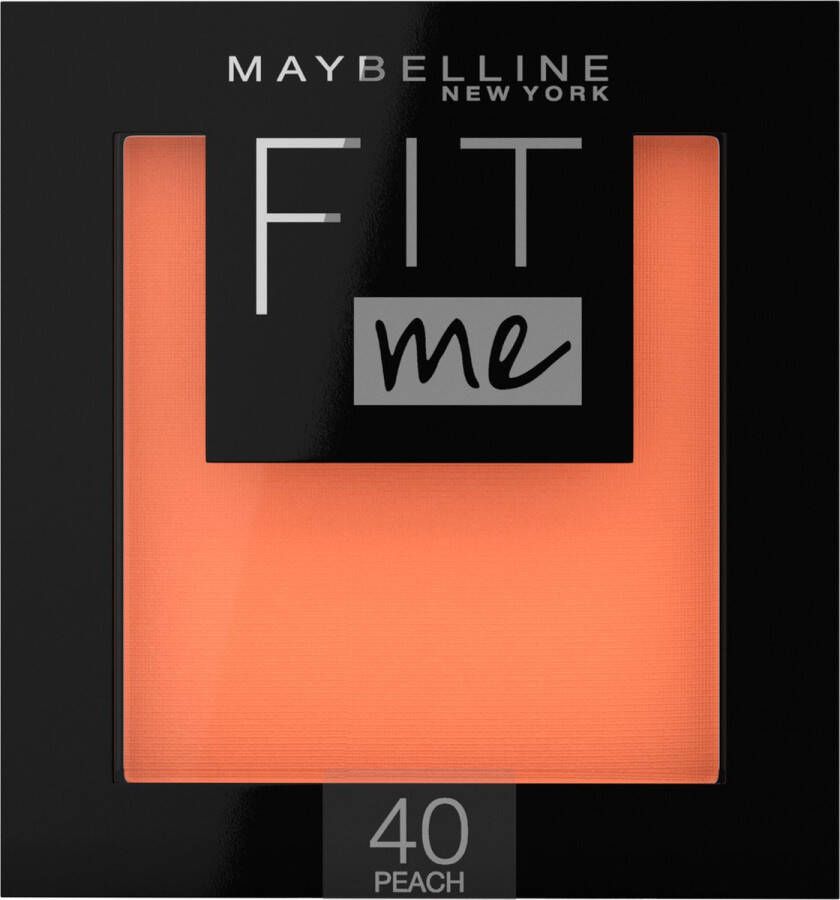 Maybelline Fit Me Blush 40 Peach Oranje Natuurlijk Ogende Rouge