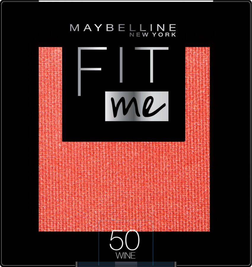 Maybelline New York Fit Me Blush 50 Wine Rood Natuurlijk Ogende Rouge 4 5 gr