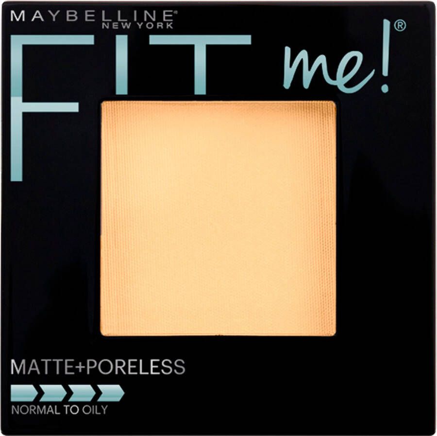 Maybelline New York Fit Me Matte + Poreless Powder 105 Natural Ivory Matterend Poeder welke Poriën Zichtbaar Verkleind 9 gr