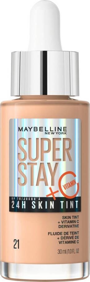 Maybelline New York Superstay 24H Skin Tint Bright Skin-Like Coverage foundation kleur 21