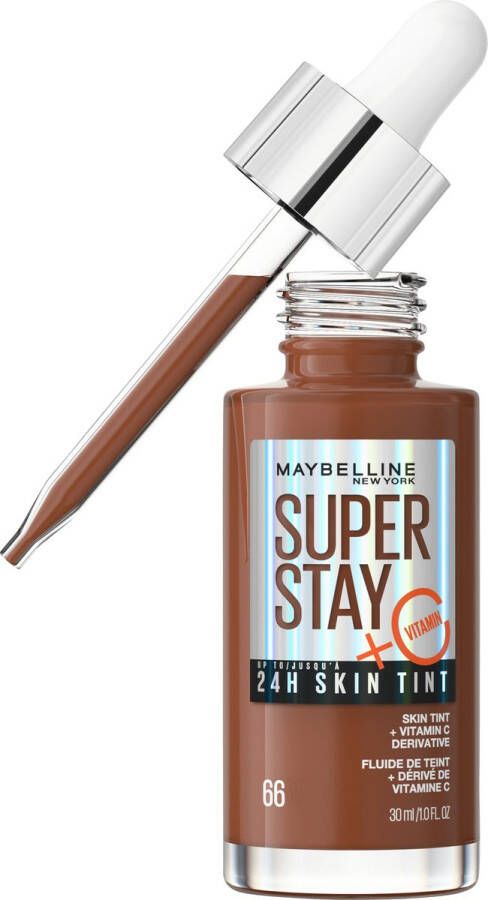 Maybelline New York Superstay 24H Skin Tint Bright Skin-Like Coverage foundation 66