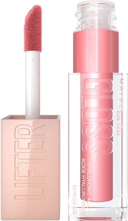 Maybelline New York Lifter Gloss Lipgloss 4 Silk Glanzende Lipgloss Roze Transparant 5 4ml