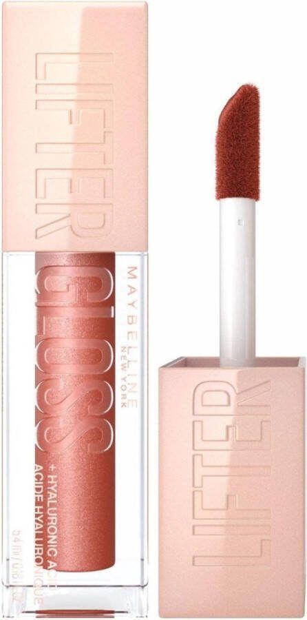 Maybelline New York Lifter Gloss Lipgloss 9 Topaz Roze Glanzende Lipgloss 5 4ml