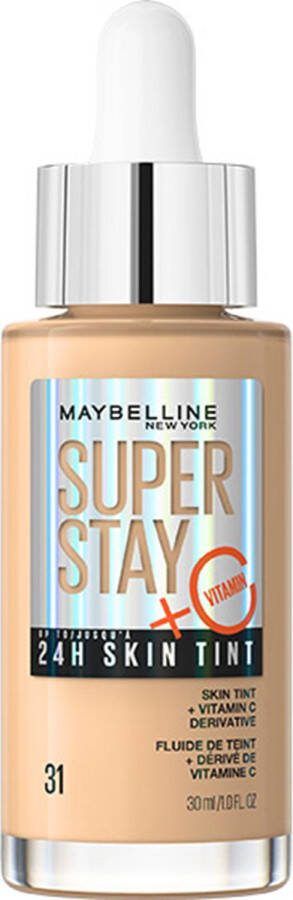 Maybelline New York Superstay 24H Skin Tint Bright Skin-Like Coverage foundation Kleur 31