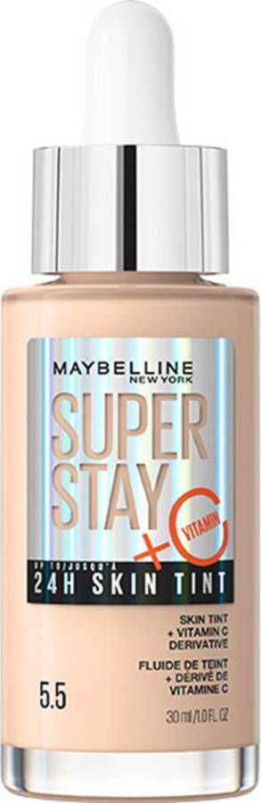 Maybelline New York Superstay 24H Skin Tint Bright Skin-Like Coverage foundation 5.5
