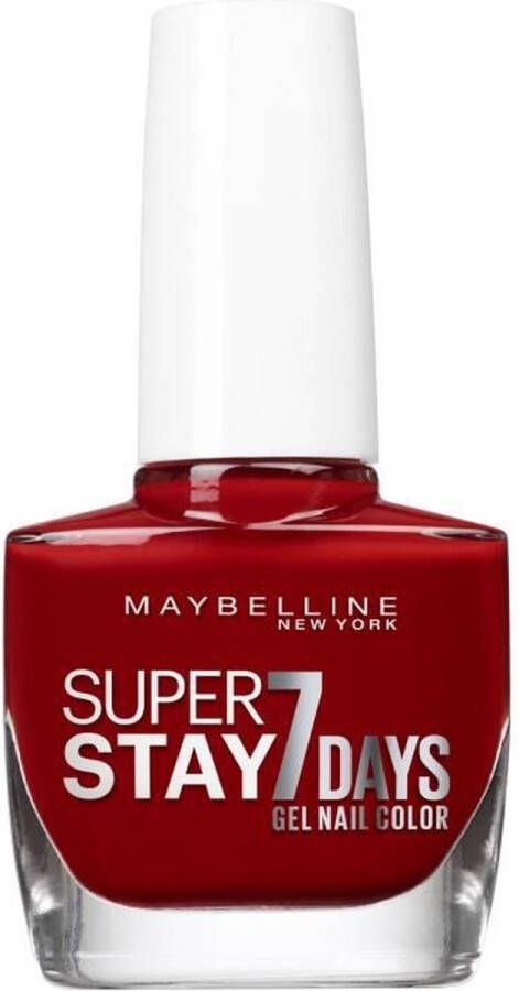 Maybelline New York SuperStay 7 Days Nagellak 06 Deep Red Rood Parelmoer Nagellak