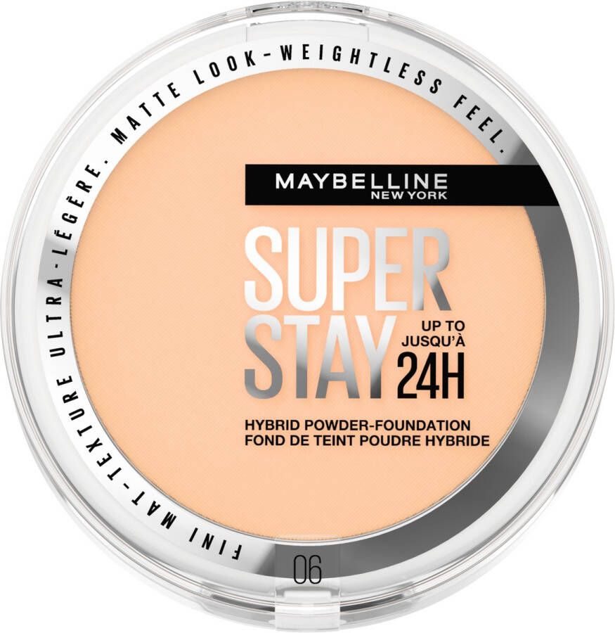 Maybelline New York SuperStay Hybrid Powder-Foundation 06 Langhoudende Poeder Foundation 53g