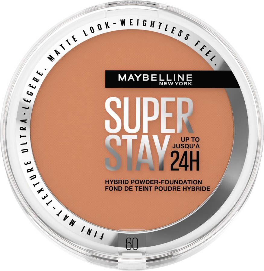 Maybelline New York SuperStay Hybrid Powder-Foundation 60 Langhoudende Poeder Foundation 53g