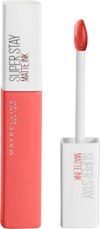 Maybelline New York SuperStay Matte Ink Lipstick 130 Self-Starter Nude Matte Langhoudende Lippenstift 5 ml