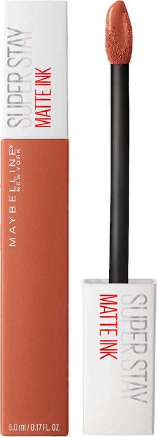 Maybelline New York SuperStay Matte Ink Lipstick 75 Fighter Bruin Matte Langhoudende Lippenstift 5 ml