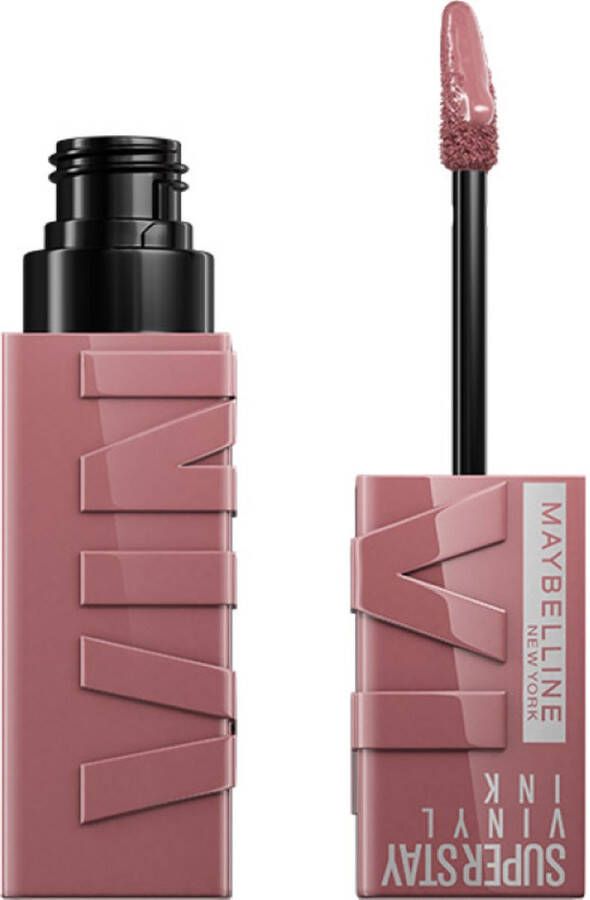 Maybelline New York SuperStay Vinyl Ink Lipstick 110 Awestruck Roze Langhoudende Lippenstift 4.2 ml