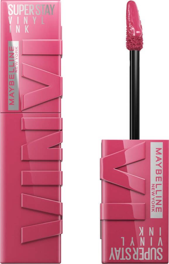 Maybelline New York SuperStay Vinyl Ink Lipstick 20 Coy Roze Langhoudende Lippenstift 4 2 ml