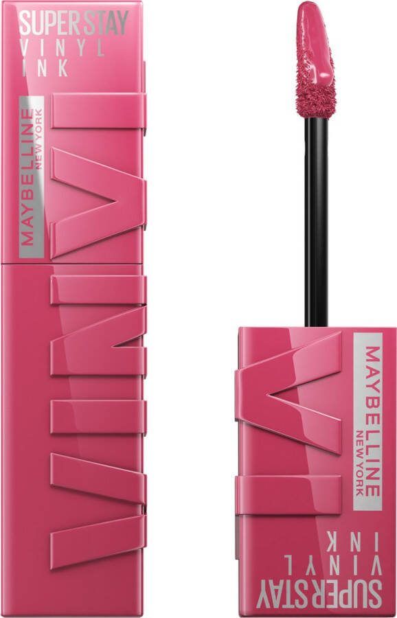 Maybelline New York SuperStay Vinyl Ink Lipstick 20 Coy Roze Langhoudende Lippenstift 4 2 ml